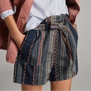 NWT ANTHRO Paperbag Tie Waist Shorts
